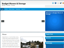 Tablet Screenshot of moversancarlos.com